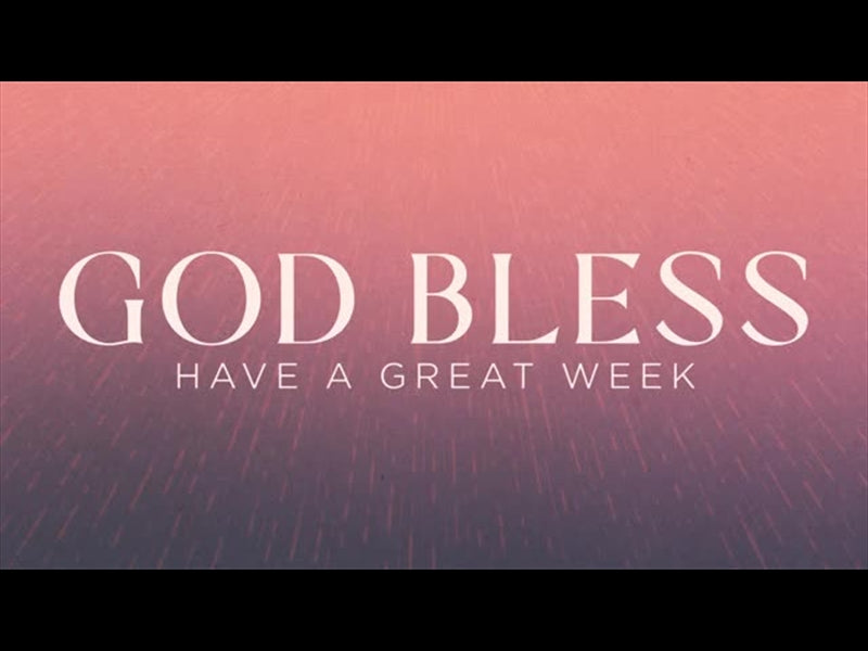 Reign Down God Bless