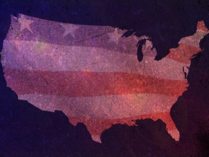 American Flags And Fireworks Motion 3