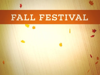 Fall Festival Announcement