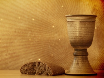 Communion Particles Bread And Cup