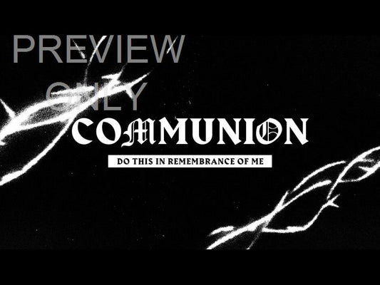 Easter Xxv Service Slide Communion Still