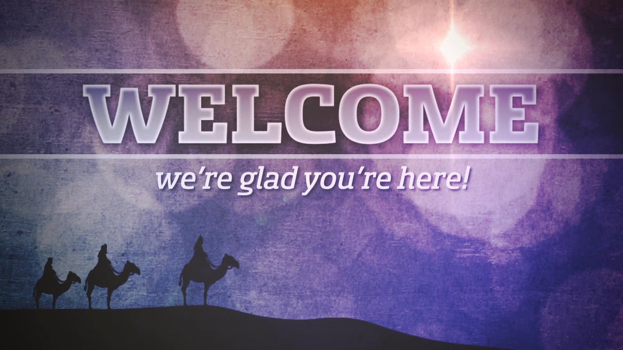 Christmas Glow Welcome Still