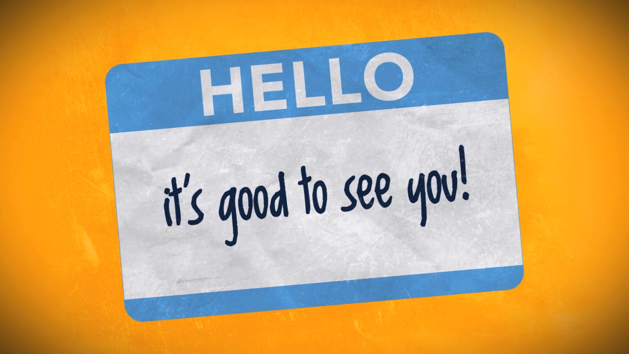 Hello Sticker Welcome 01