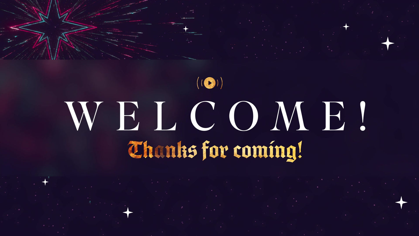 Christmas Shimmer Welcome Stream Still