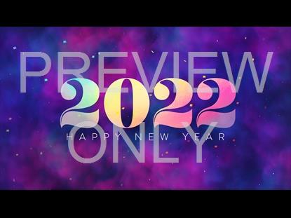 Glitter Fog Confetti 2022 Happy New Year