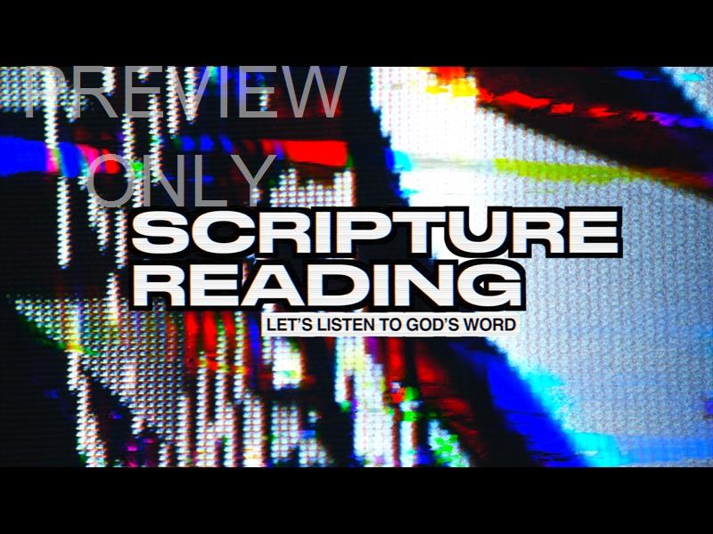 Digital Collapse Scripture Reading Still