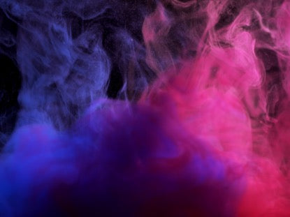 Blue And Pink Splitscreen