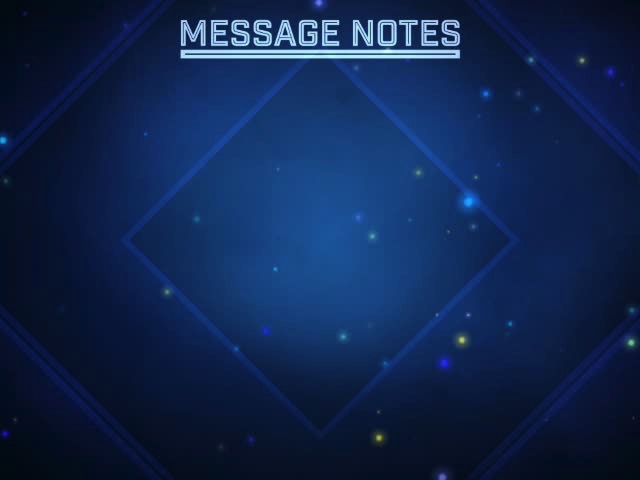Particle Spin Message Notes