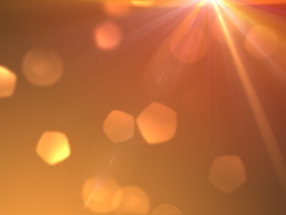 Lens Particles Orange