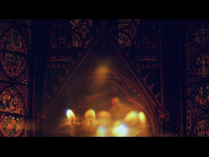 Warm Candles And Stained Glass