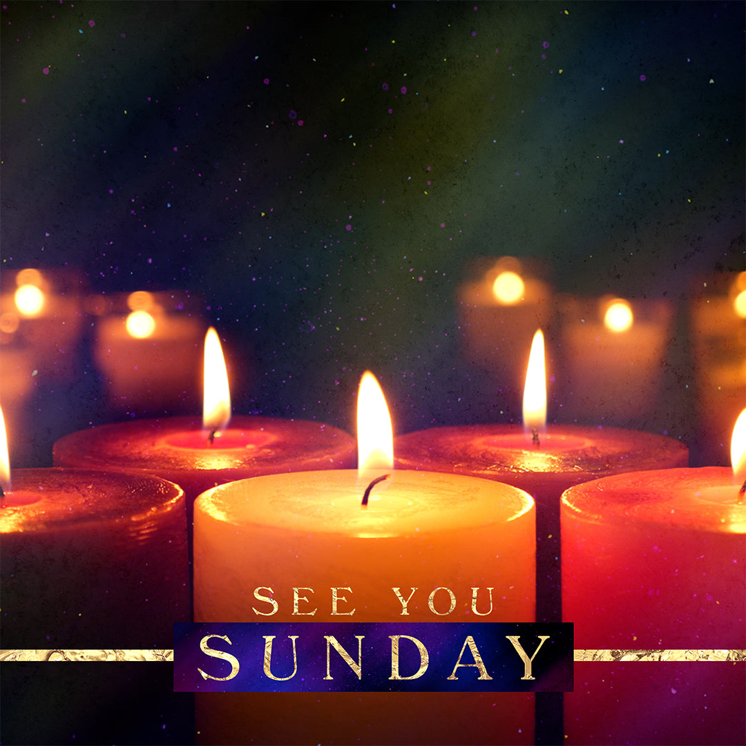 Candlelight Advent Social Graphic Sunday
