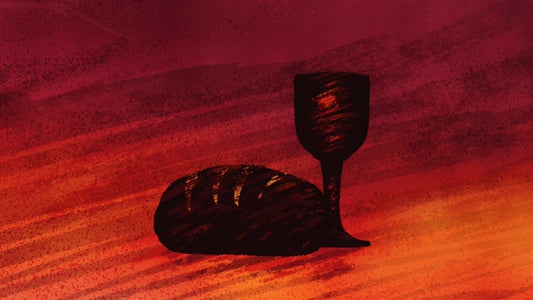 Painted Good Friday Communion