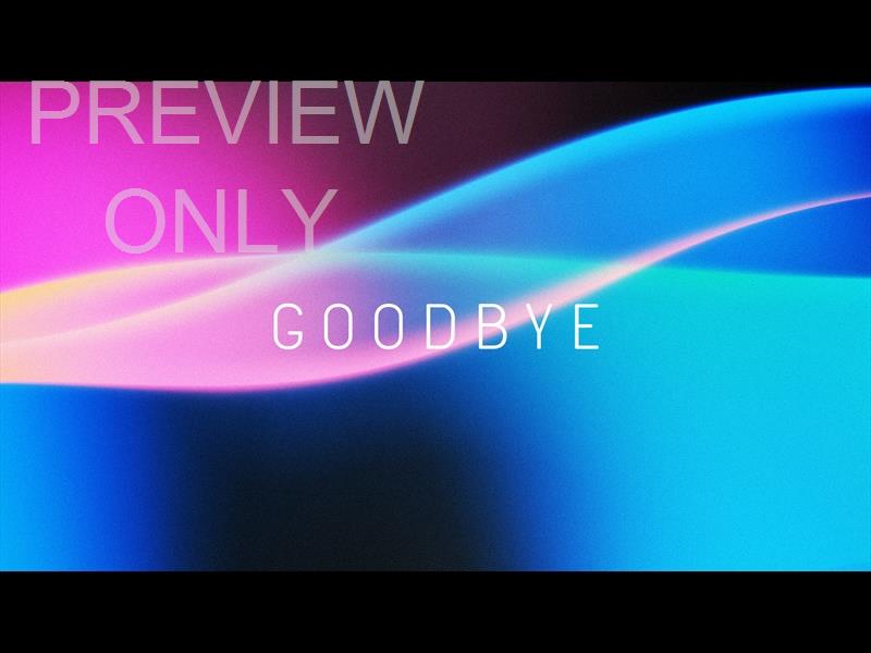 Color Drift Goodbye Still