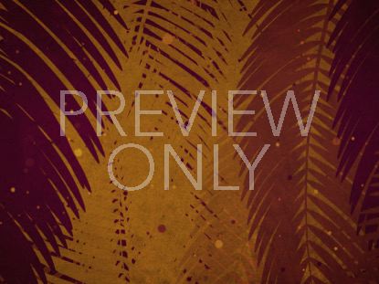 Palm Sunday Watercolors Orange Fast