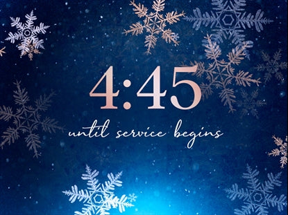 Christmas Snowflakes Countdown