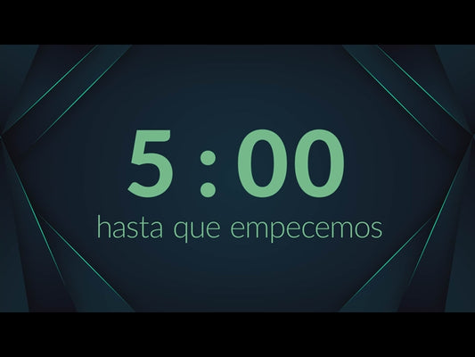 Cuenta Atrás Del Flujo De Menta