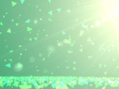 Spring Shapes Gold Green Fast