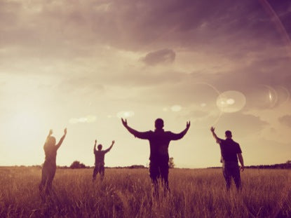 Worship Field Group Silhouettes