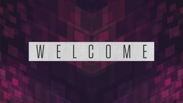 Burlap Patterns Welcome
