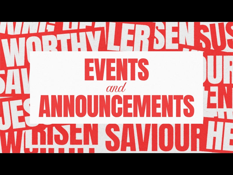 I Know A Name Announcements