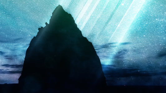 Galaxy Rays Mountain Still