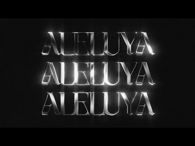 Lttrs Aleluya Bw Three