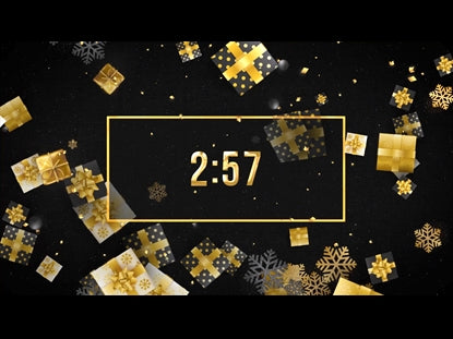 Elegant Gold Christmas Countdown
