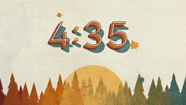 Vintage Fall Countdown