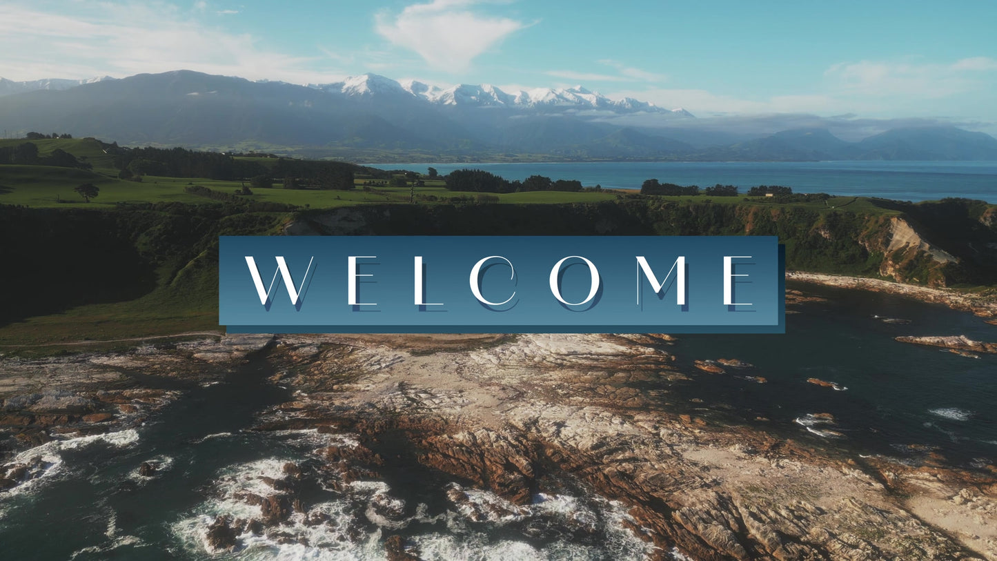 Oceanfront Welcome Still