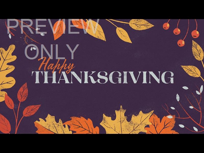 Fall Feelings Thanksgiving 1