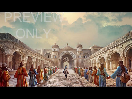 Easter Story Triumphal Entry Still