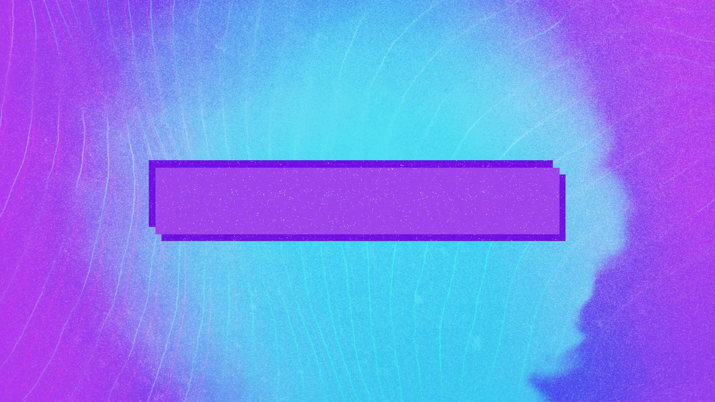 Summer Vibes Blue Purple Box