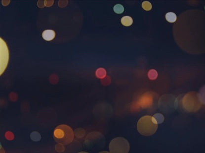 City Bokeh Blue 2 Loop