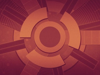 Spinning Circles Orange