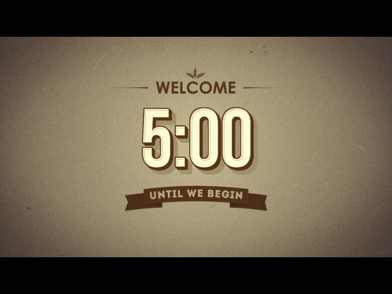 Groovy Vintage Countdown
