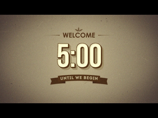 Groovy Vintage Countdown