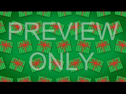 Christmas Cartoon Giftbox Green Still 01