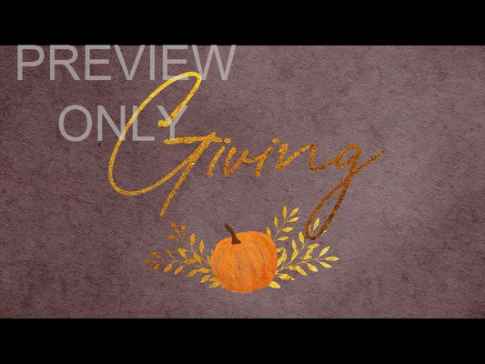 Harvest Pumpkin Still Giving