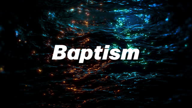 Reflective Water Baptism