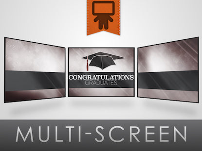 Digital Graduation Triple Wide