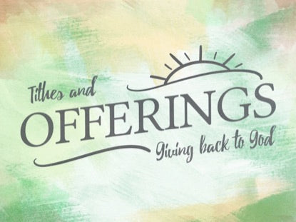 Painted Pastels - Tithes And Offerings