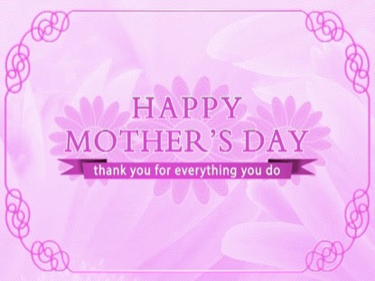 Pink Floral Happy Mother's Day