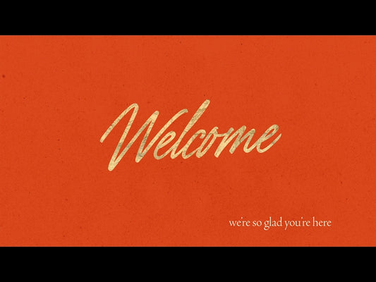Advent Type Welcome Title
