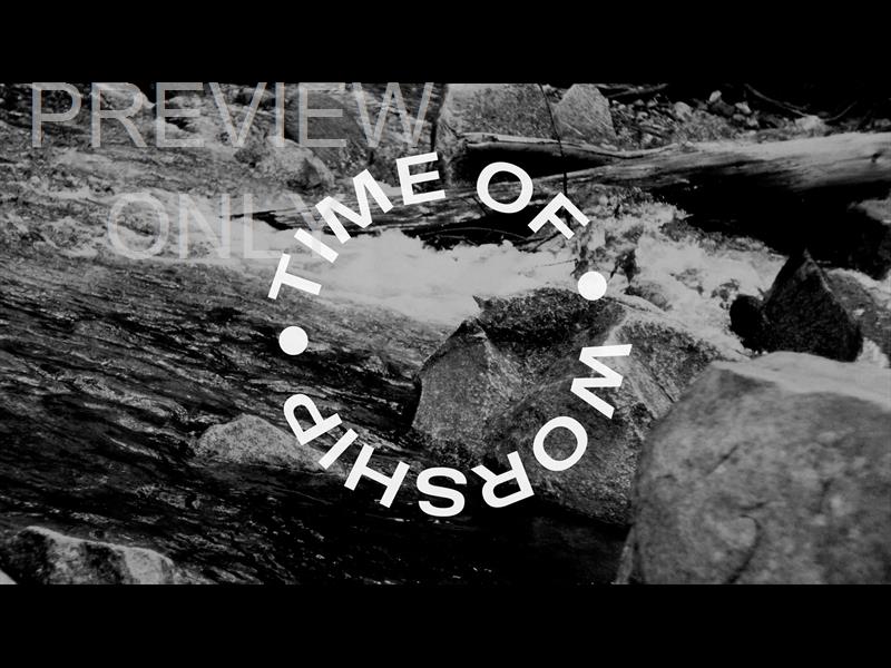 Black And White River Time Of Worship Still