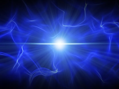 Blue Light Wave
