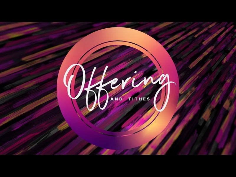 Maundy Thursday Color Brush Offering