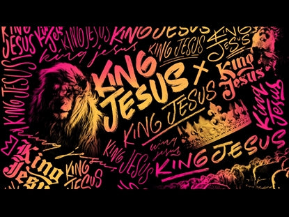 King Jesus Pink Yellow