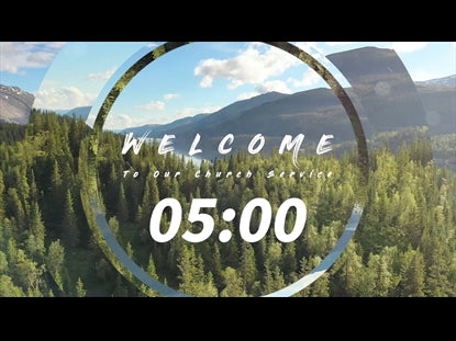 Mountain Forest Nature Five Minute Countdown