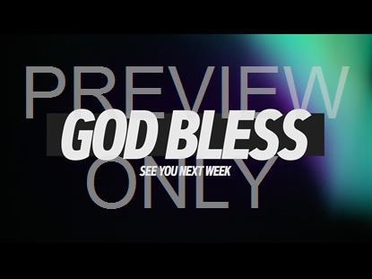 Blurred God Bless Graphic