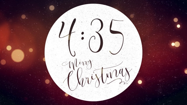 Warm Christmas Glow Countdown